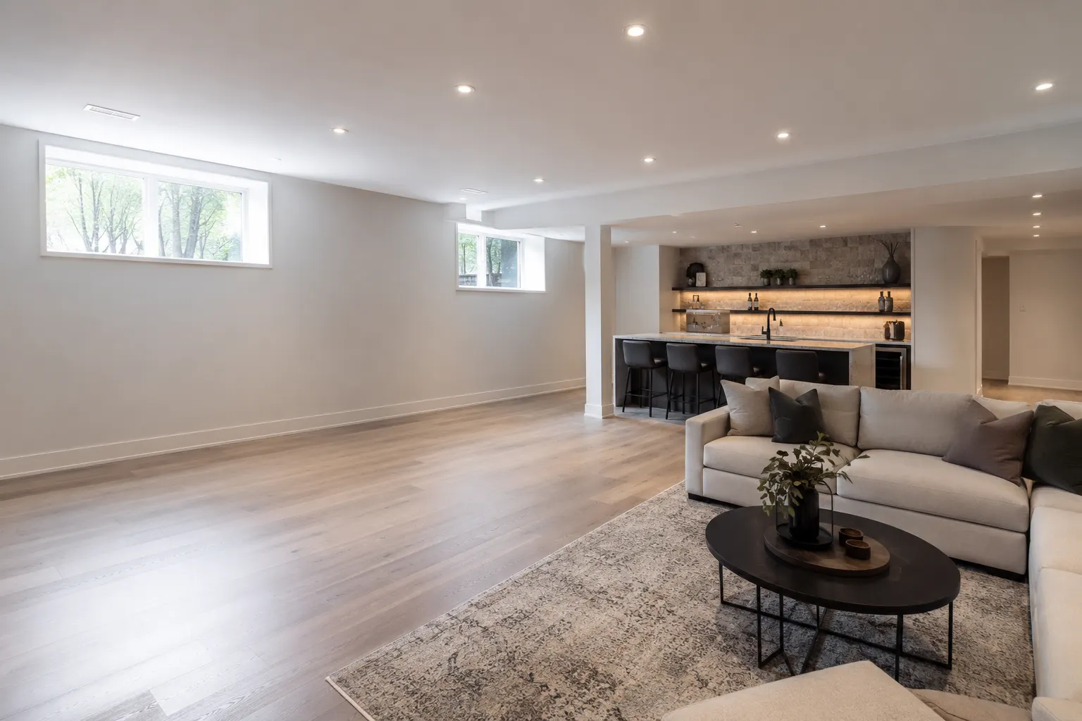 Basement Renovations Toronto, designed and built by Andare Homes