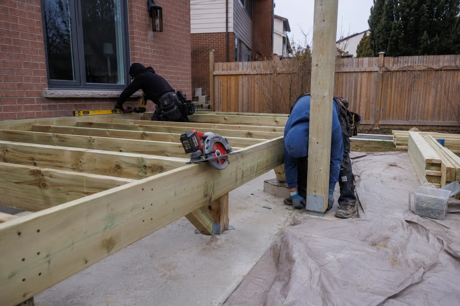 Completed Decks & Outdoor Living Toronto, designed and built by Andare Homes