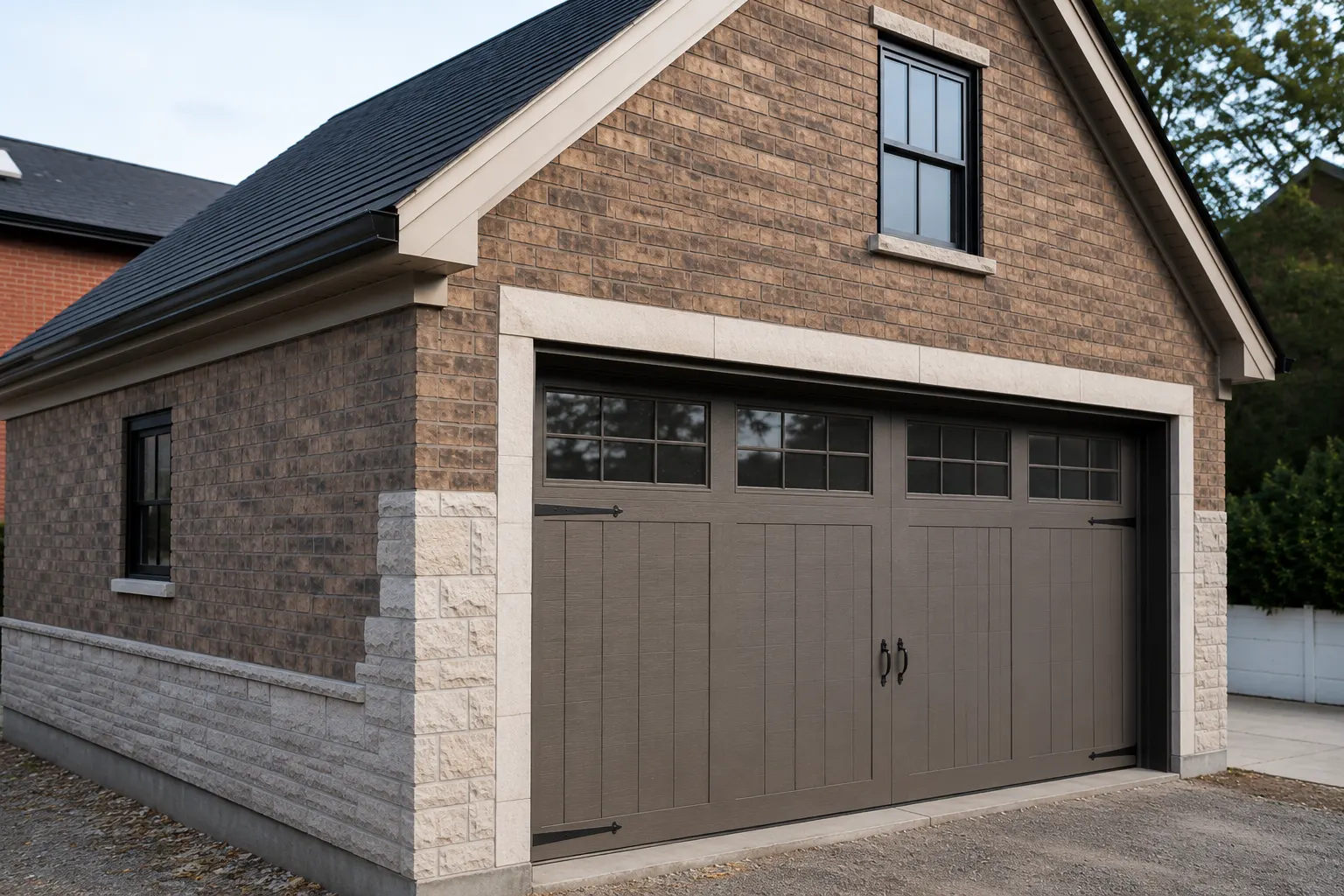 What a detached garage includes