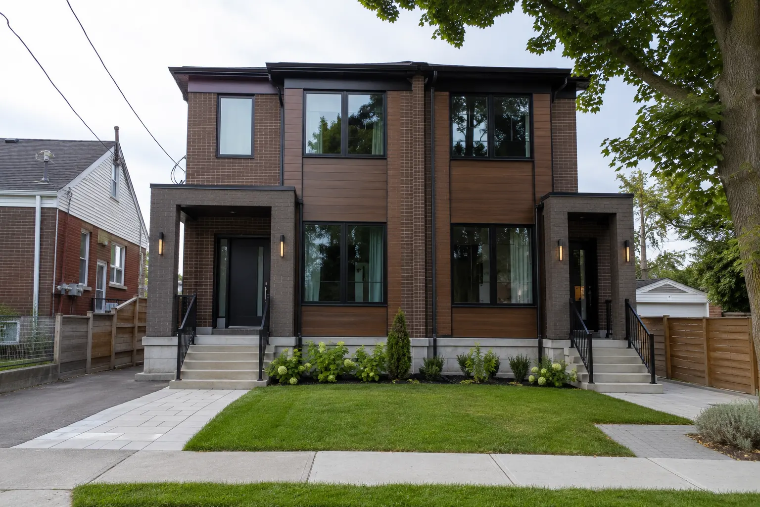 Duplex Construction Toronto being designed and built by Andare Homes