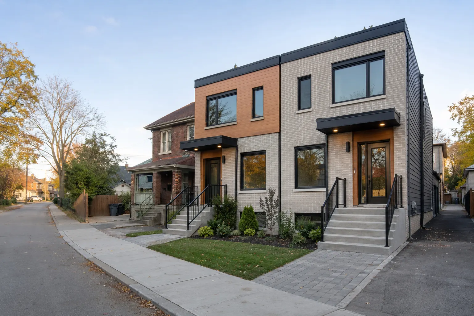 Duplex Construction Toronto, designed and built by Andare Homes