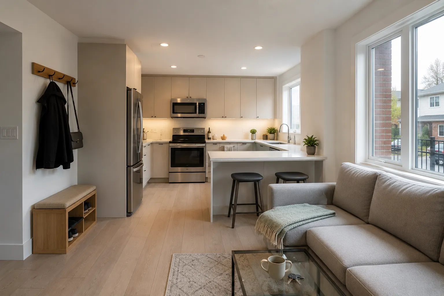 Completed Duplex Construction in Ajax, designed and built by Andare Homes