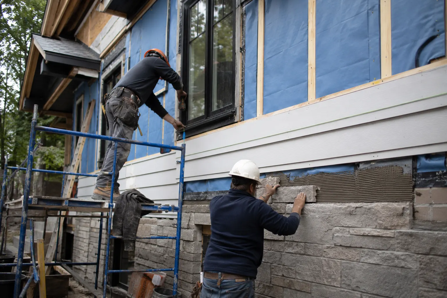 Completed Exterior Renovations Toronto, designed and built by Andare Homes