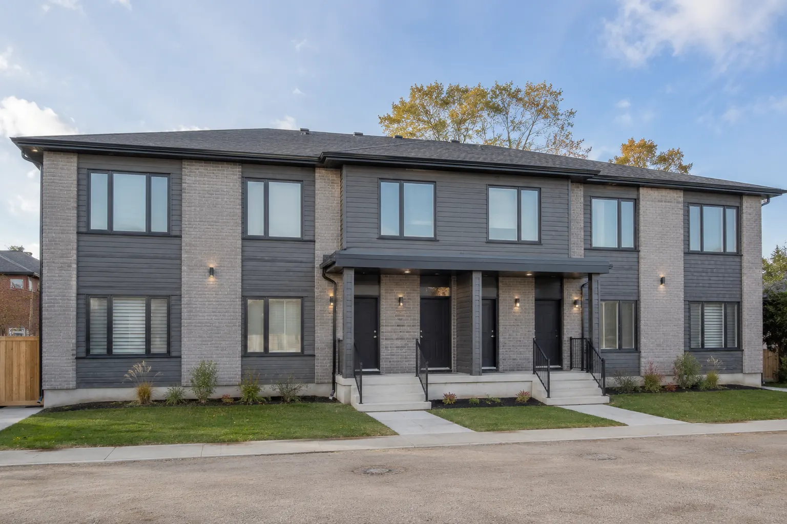 Fourplex Construction Toronto being designed and built by Andare Homes