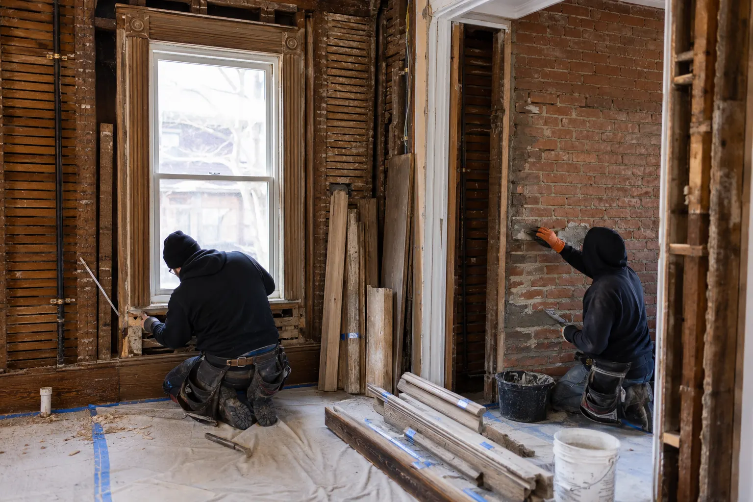 Completed Heritage Home Renovations Toronto, designed and built by Andare Homes