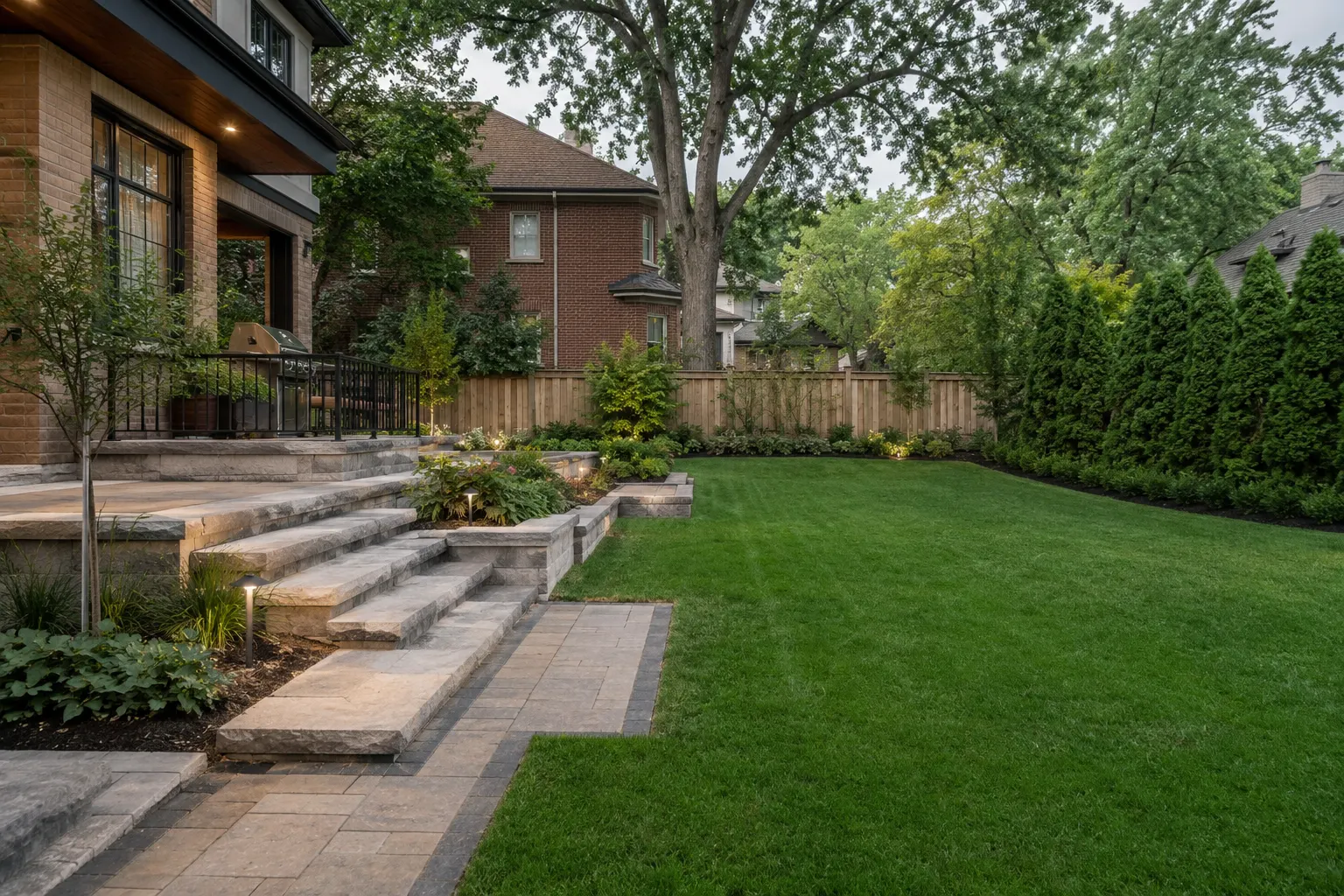 Landscaping Toronto, designed and built by Andare Homes