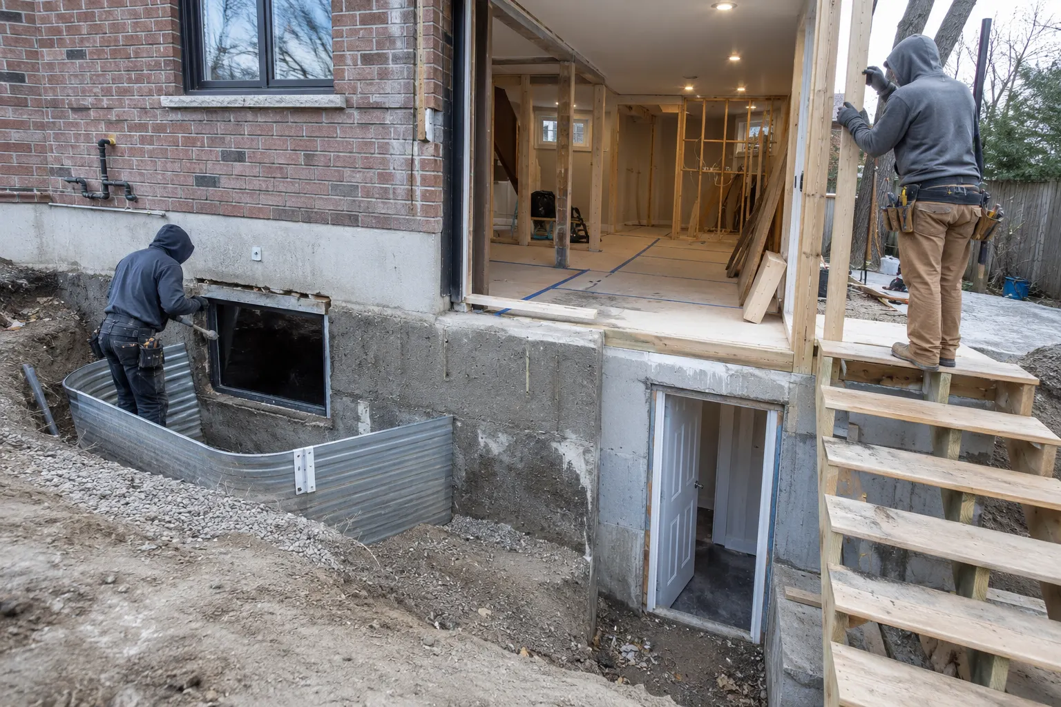 Completed Legal Basement Apartments Toronto, designed and built by Andare Homes
