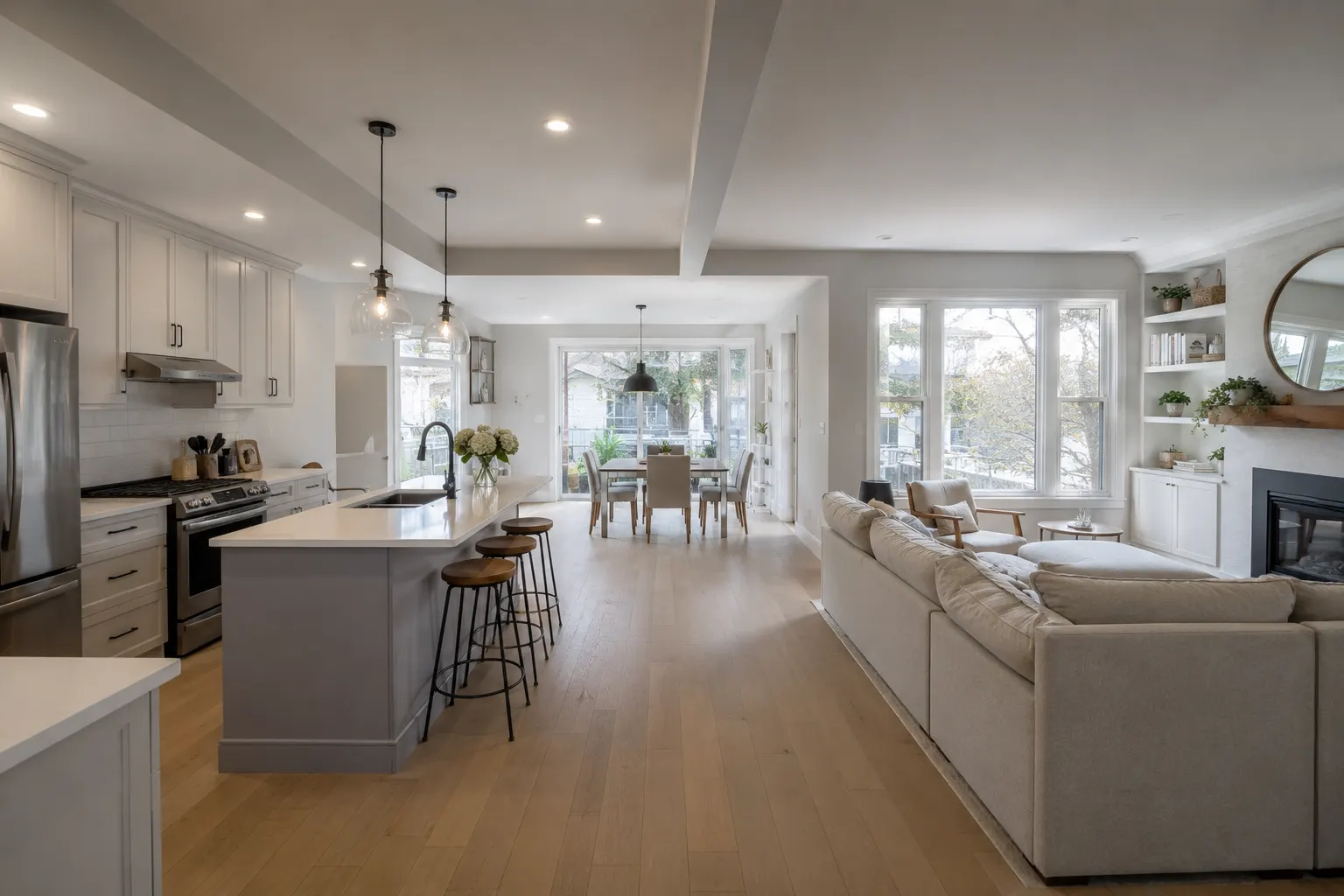 Open-Concept Renovations in Markham being designed and built by Andare Homes