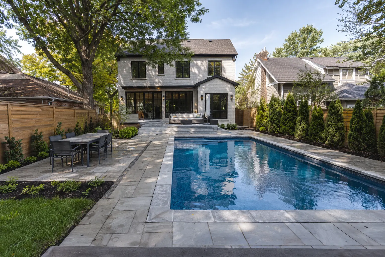 Pool Builders Toronto being designed and built by Andare Homes