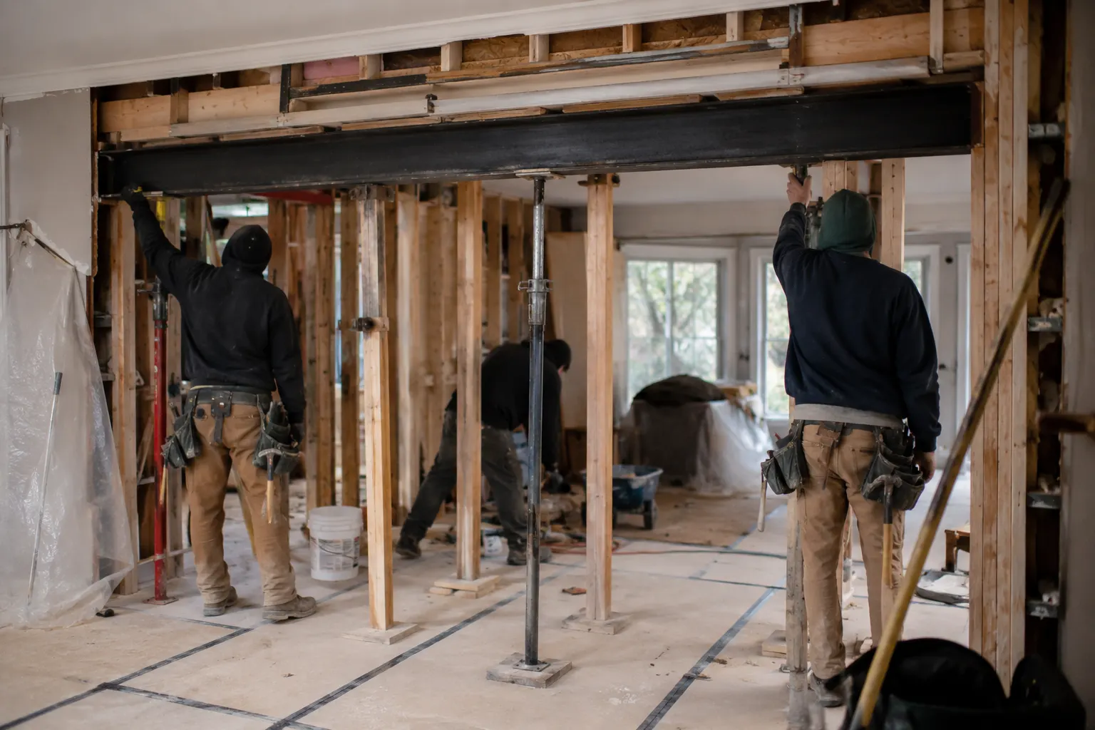 What structural renovation includes